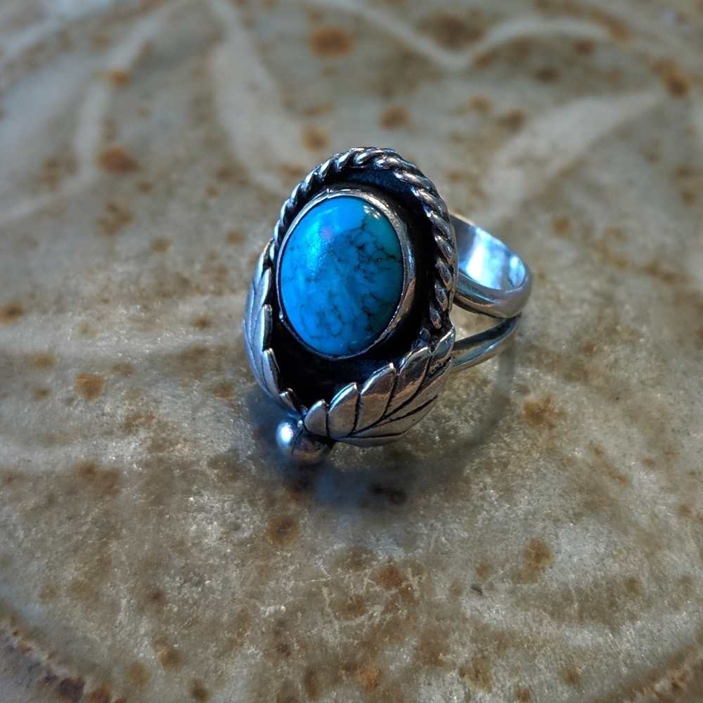 Vintage Native Turquoise Ring